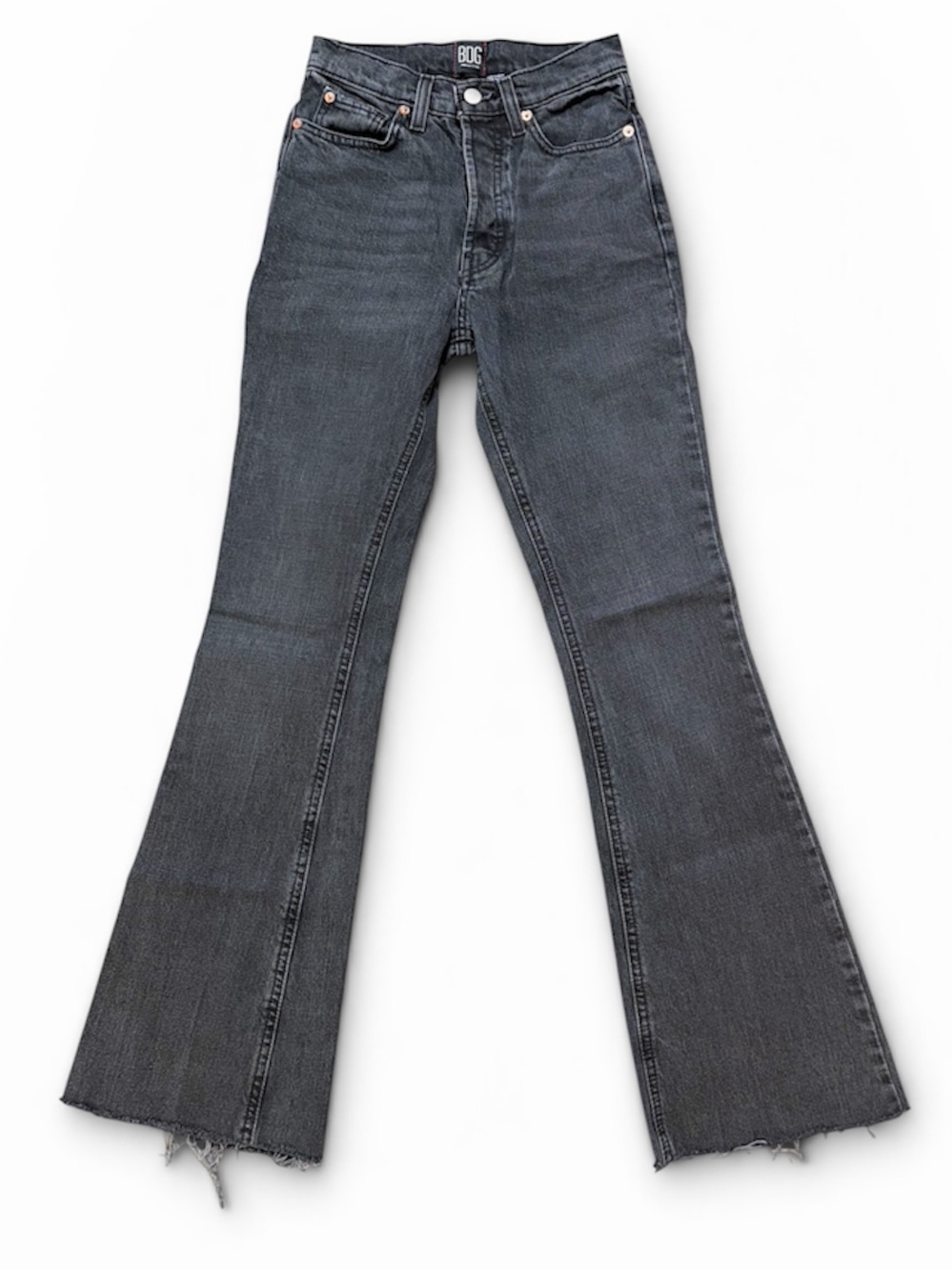 BDG Women's Black Wash Super High Rise Flare Jeans